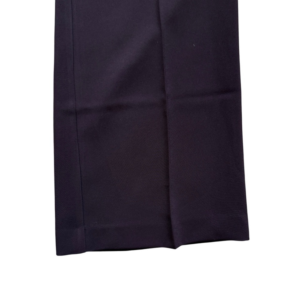 Ann Taylor Women's Curvy Fit Purple Dress Pleated Pants Size 16 Workwear Flare - Picture 3 of 9